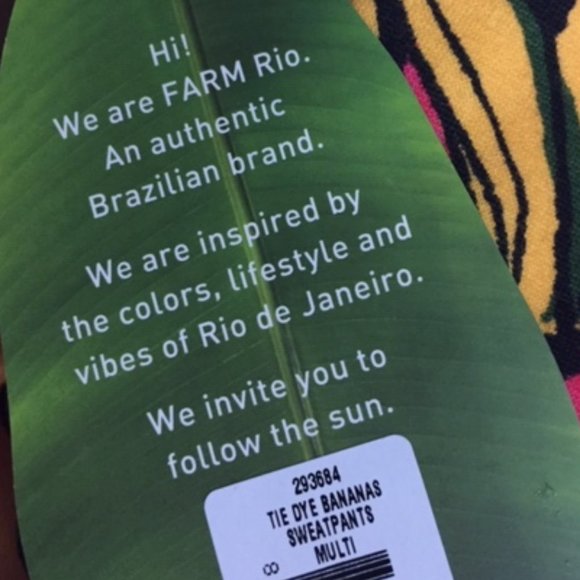 Farm Rio Tie-Dye Banana-Print Sweatpants - Picture 11 of 11